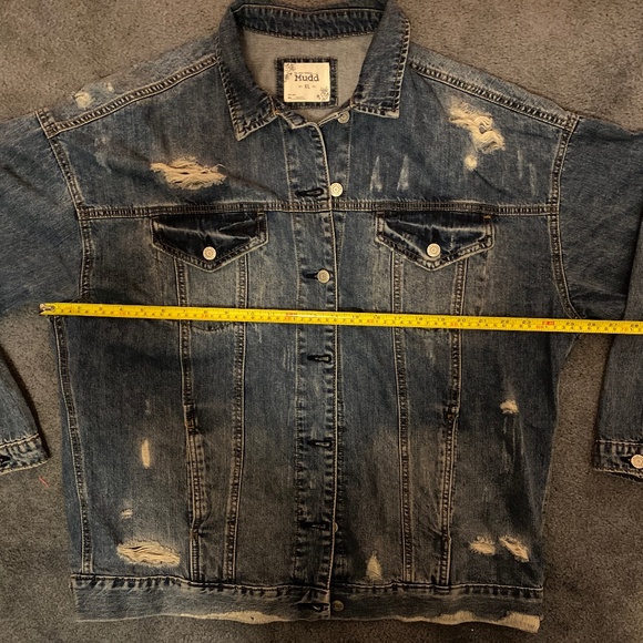 Denim Distressed Jacket - Picture 7 of 7